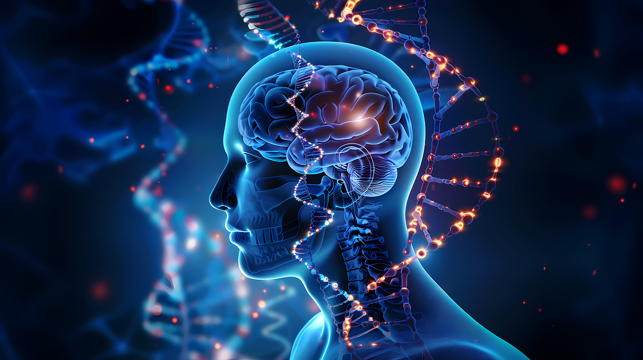 dns és agy sematikus képe